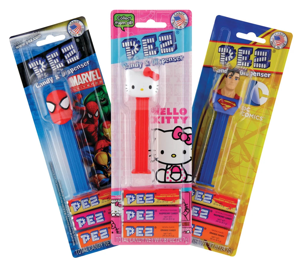 PEZ CANDY & DISPENSER