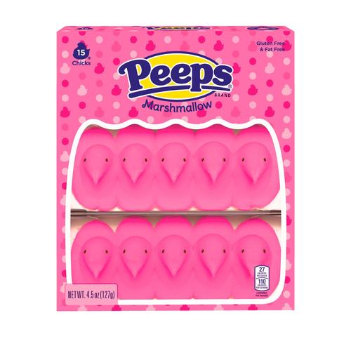 PEEPS MARSHMALLOW PINK 127G