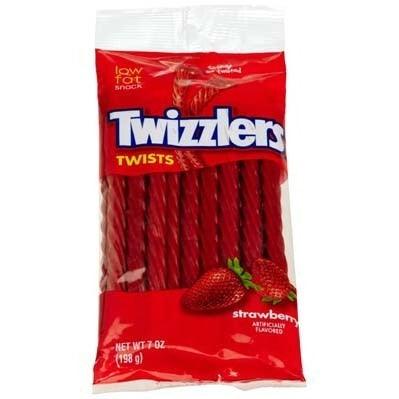 TWIZZLERS STRAWBERRY TWISTS 198G PACK