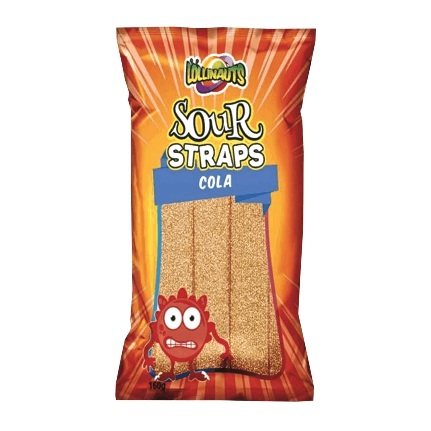 Lollinauts Sour Straps Cola 160G